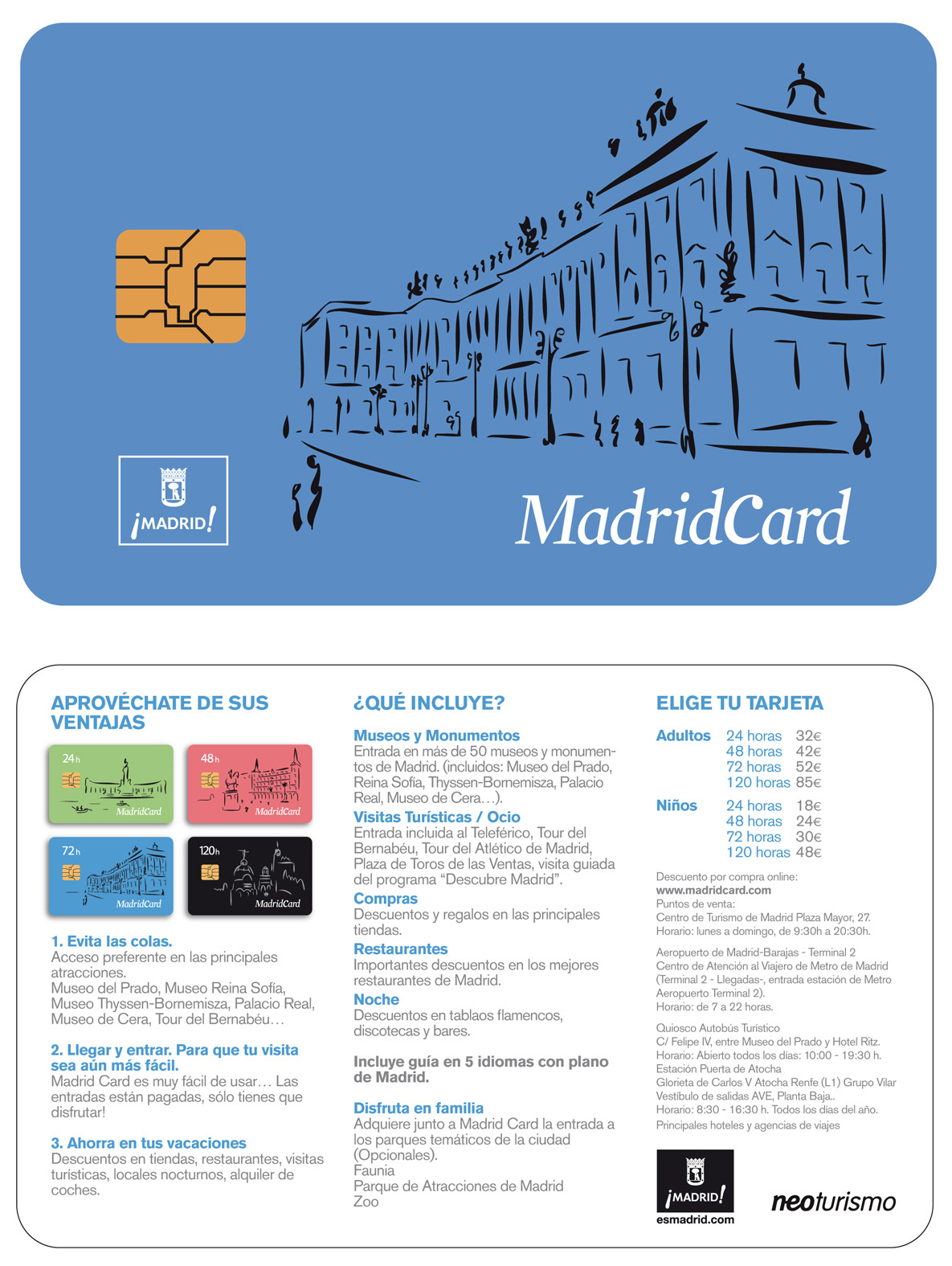 Nueva tarjeta turística Madrid Card - Ayuntamiento de Madrid