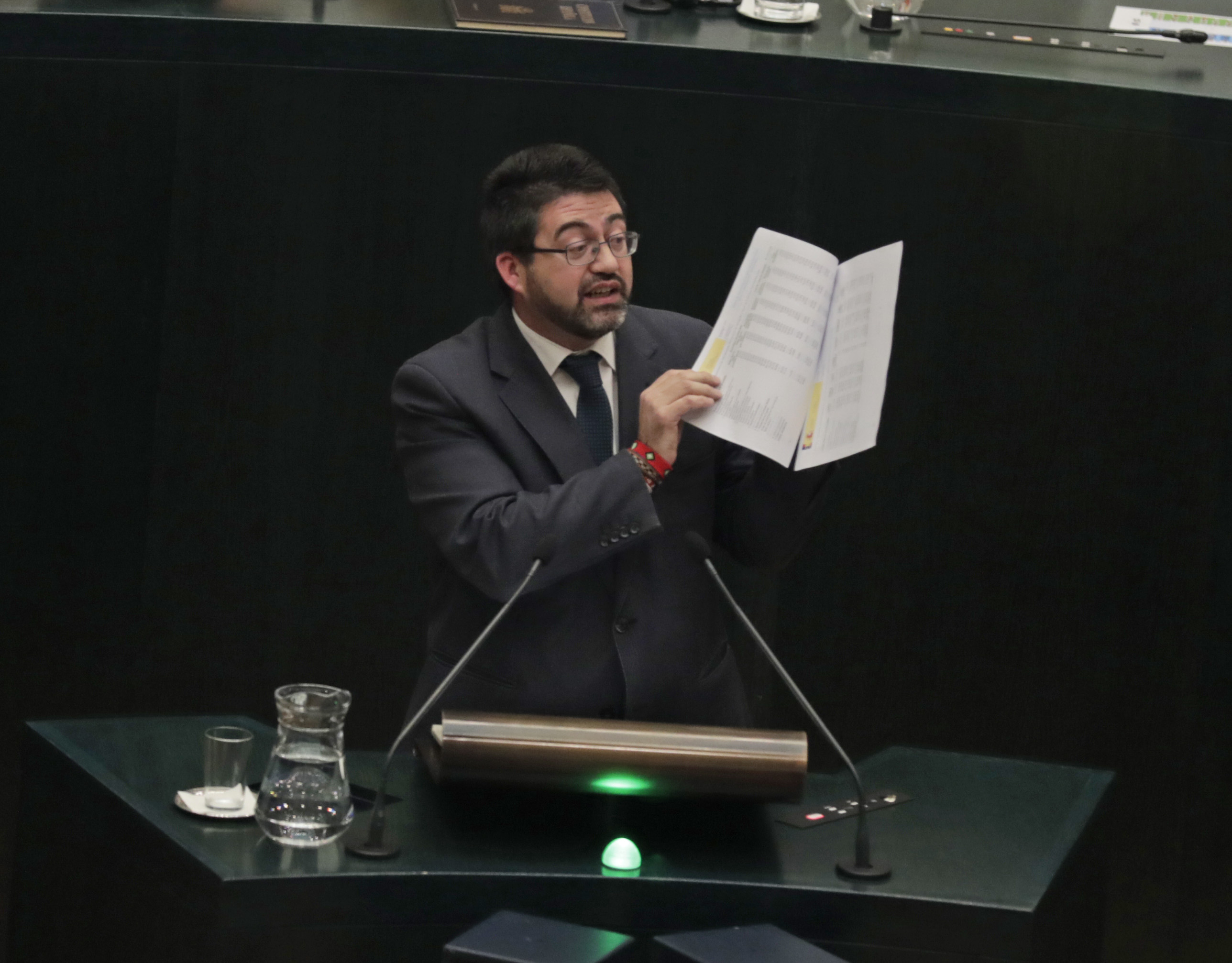 Sánchez Mato, en el Pleno del Ayuntamiento de Madrid de 15 de febrero de 2017