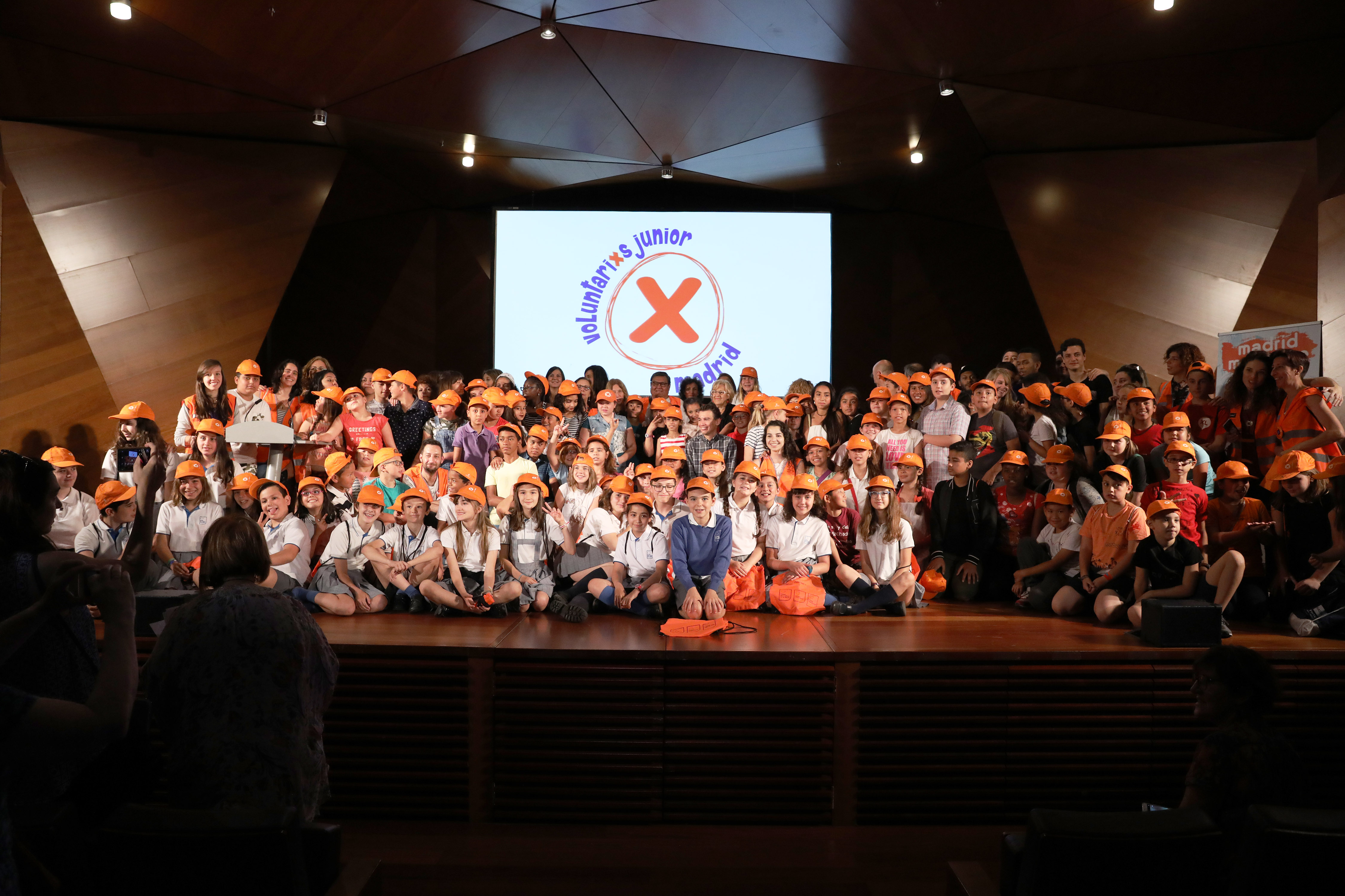 Presentación Voluntarios por Madrid Junior