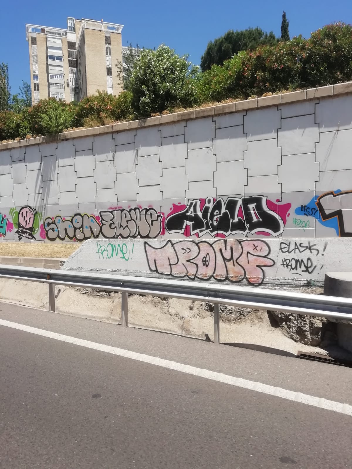 Grafitis en el entorno de la M-30