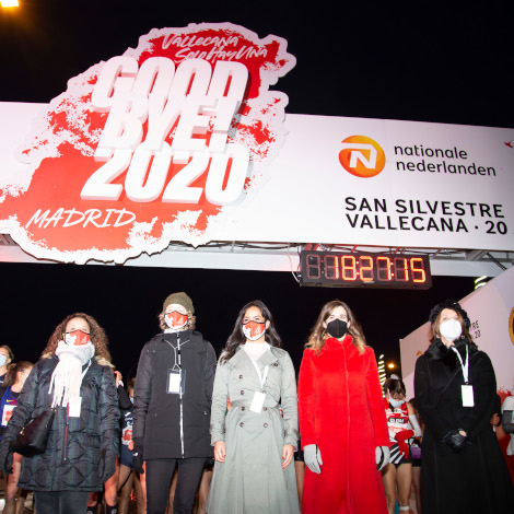 Villac&iacute;s, Miranda y Chapa en la salida de la San Silvestre Vallecana esta tarde
