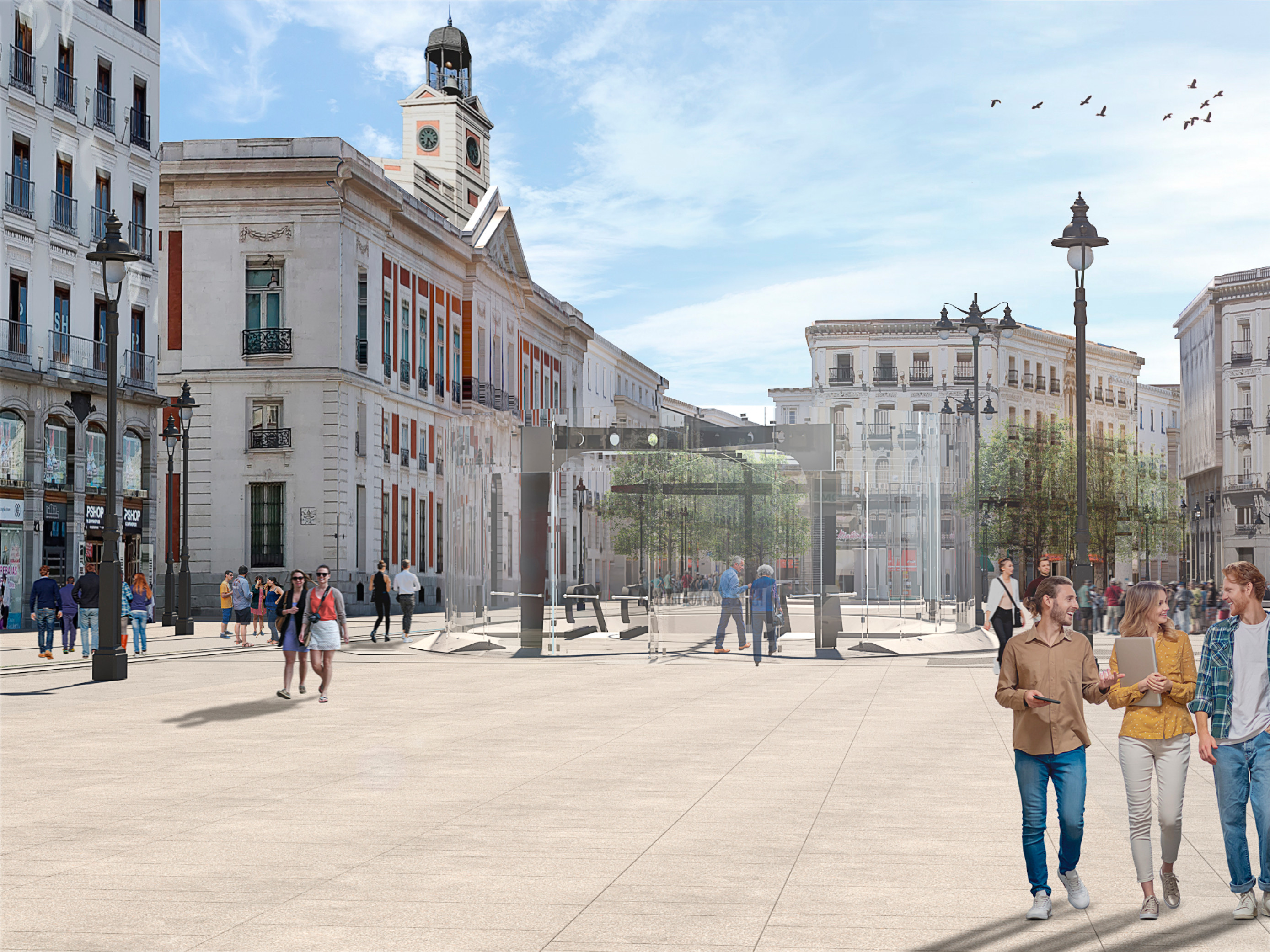 Desgracia conversacion Lago taupo El Ayuntamiento da luz verde a la nueva Puerta del Sol: un espacio más  ordenado, equilibrado y definitivamente peatonal - Ayuntamiento de Madrid