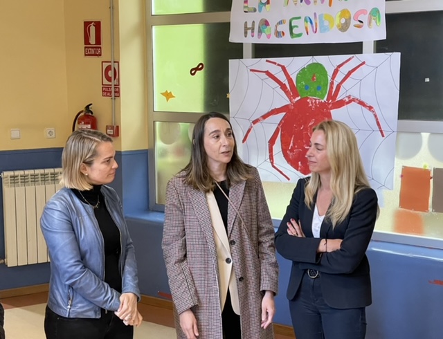 Sordo visita el CEIP Fern&aacute;ndez Morat&iacute;n