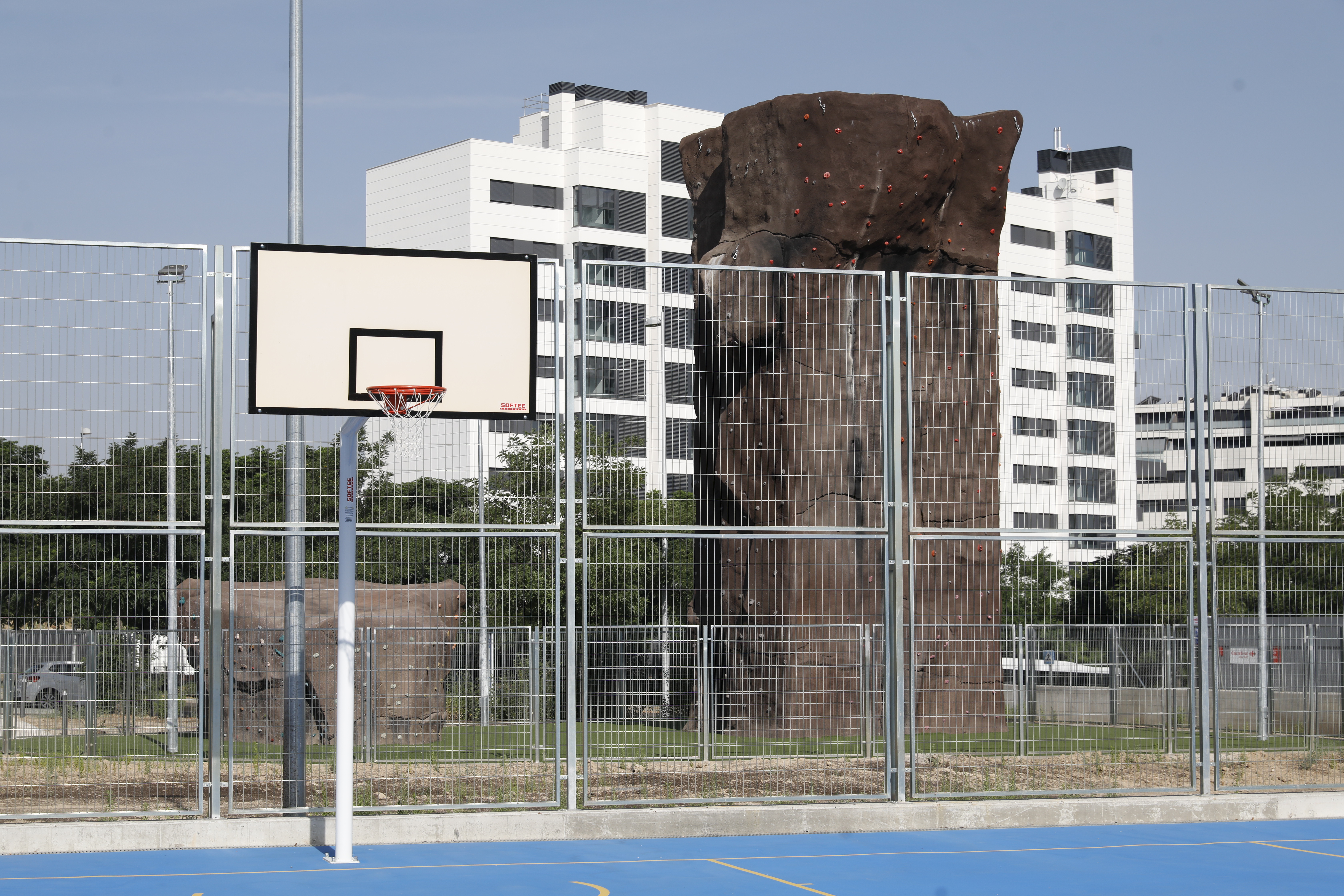 Imagen general de las nuevas instalaciones deportivas al aire libre en Valdebebas