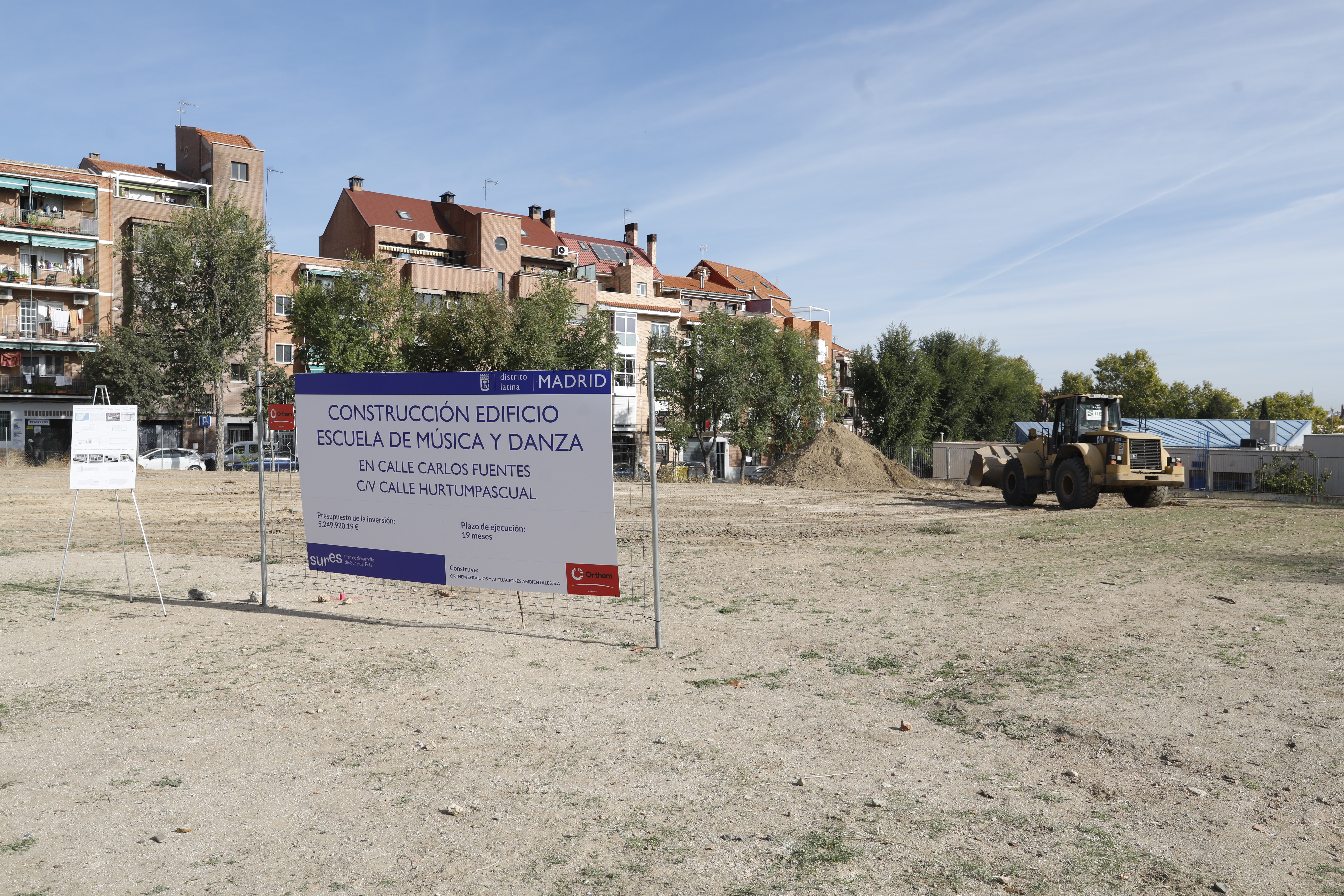 Imagen de la parcela donde se va a empezar a construir la nueva Escuela Municipal de Música y Danza