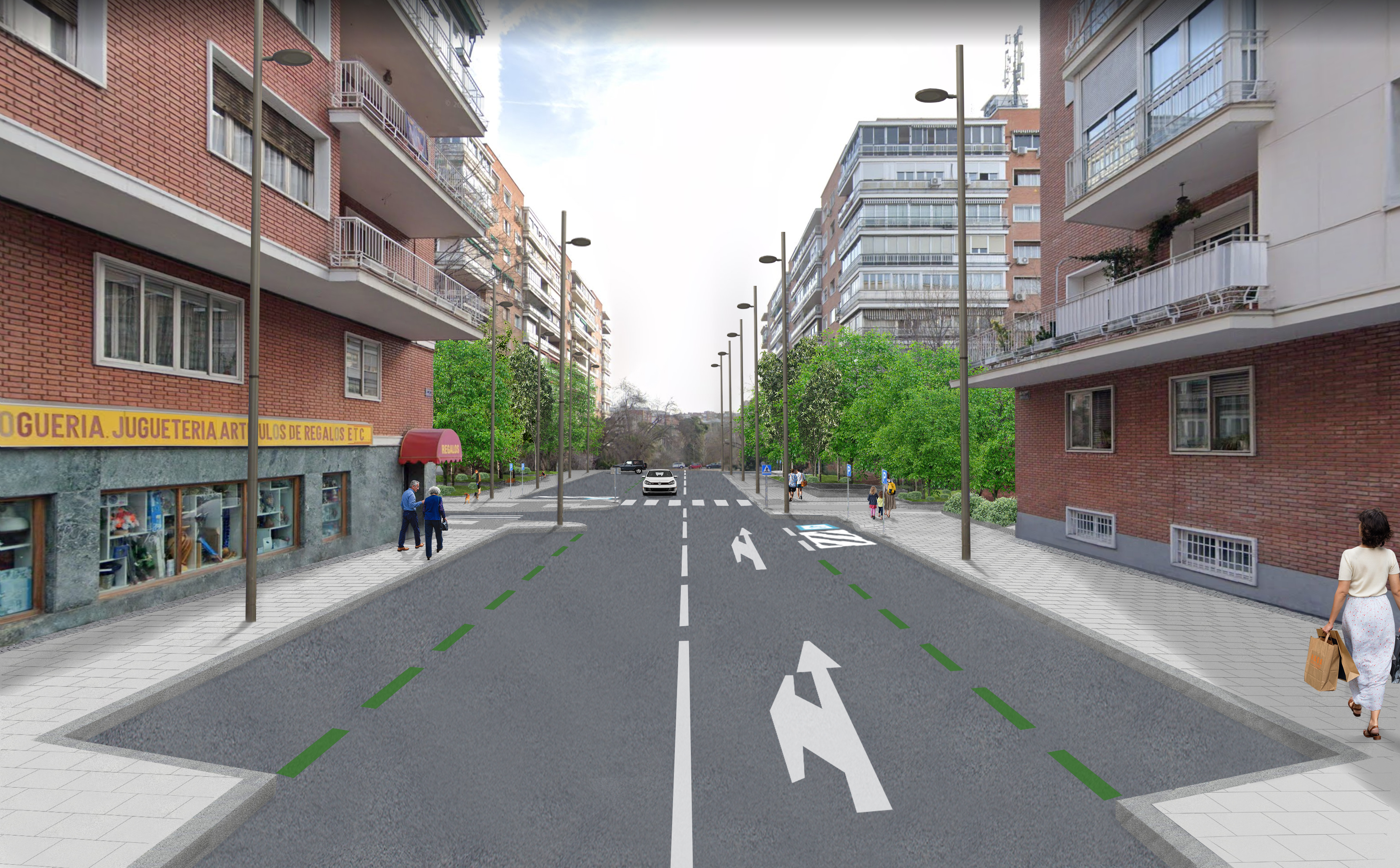 Las obras de mejora de la accesibilidad en la avenida de Bruselas entran en su recta final 4