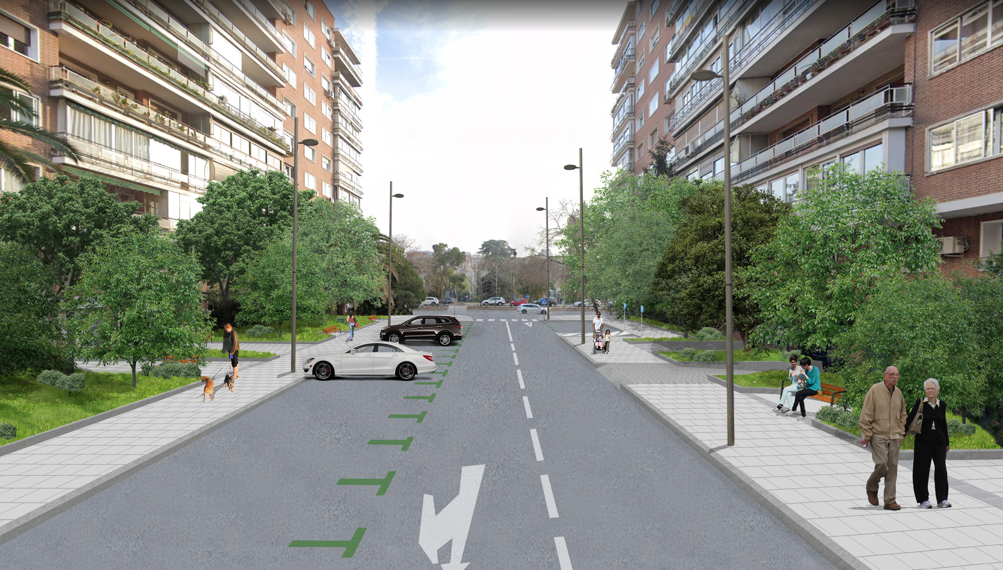 Las obras de mejora de la accesibilidad en la avenida de Bruselas entran en su recta final 6