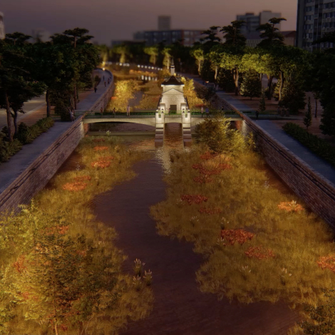 El Ayuntamiento iluminará el Manzanares para potenciar el paisaje del río en su tramo urbano