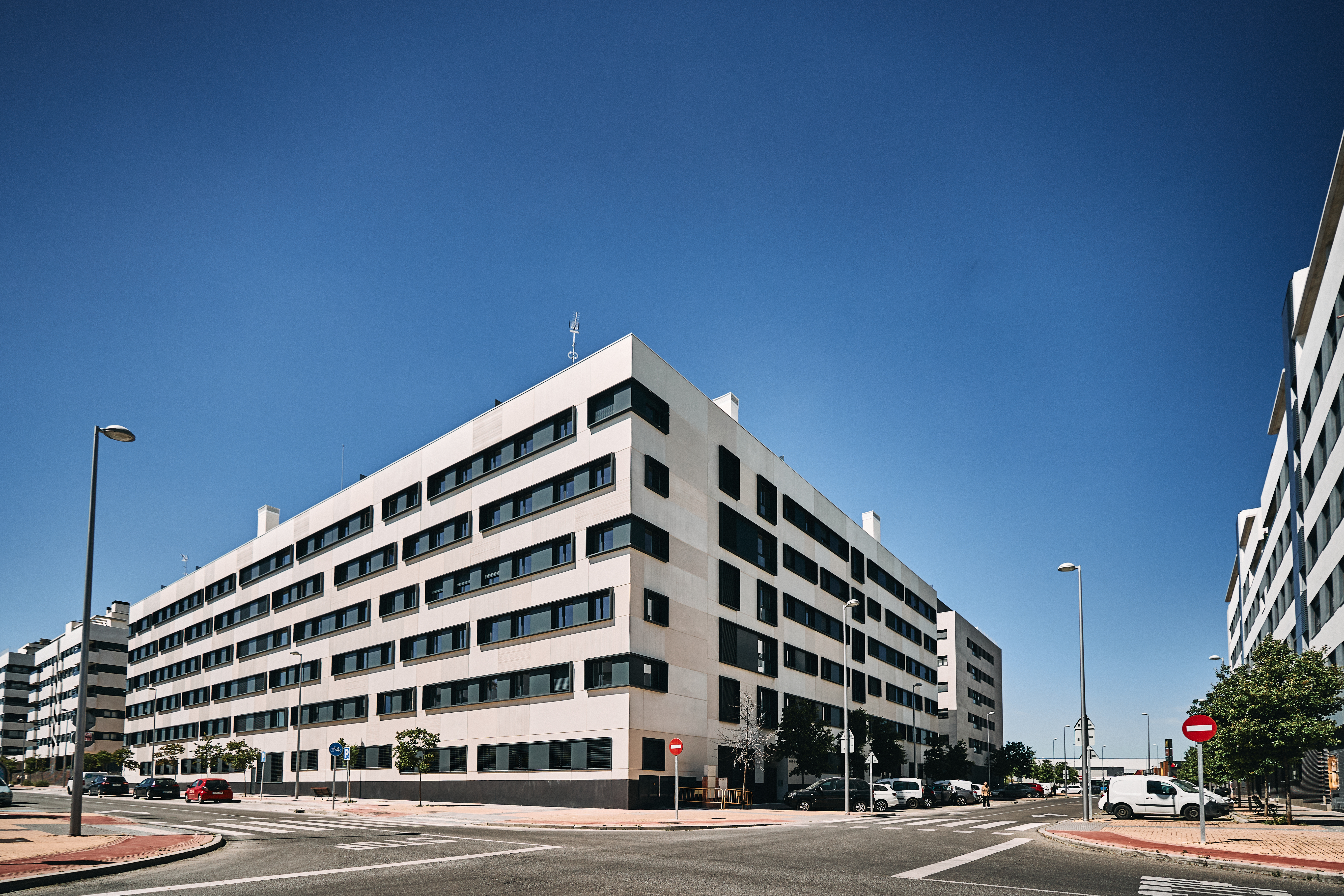 Panor&aacute;mica de la promoci&oacute;n de viviendas Ingenieros 1