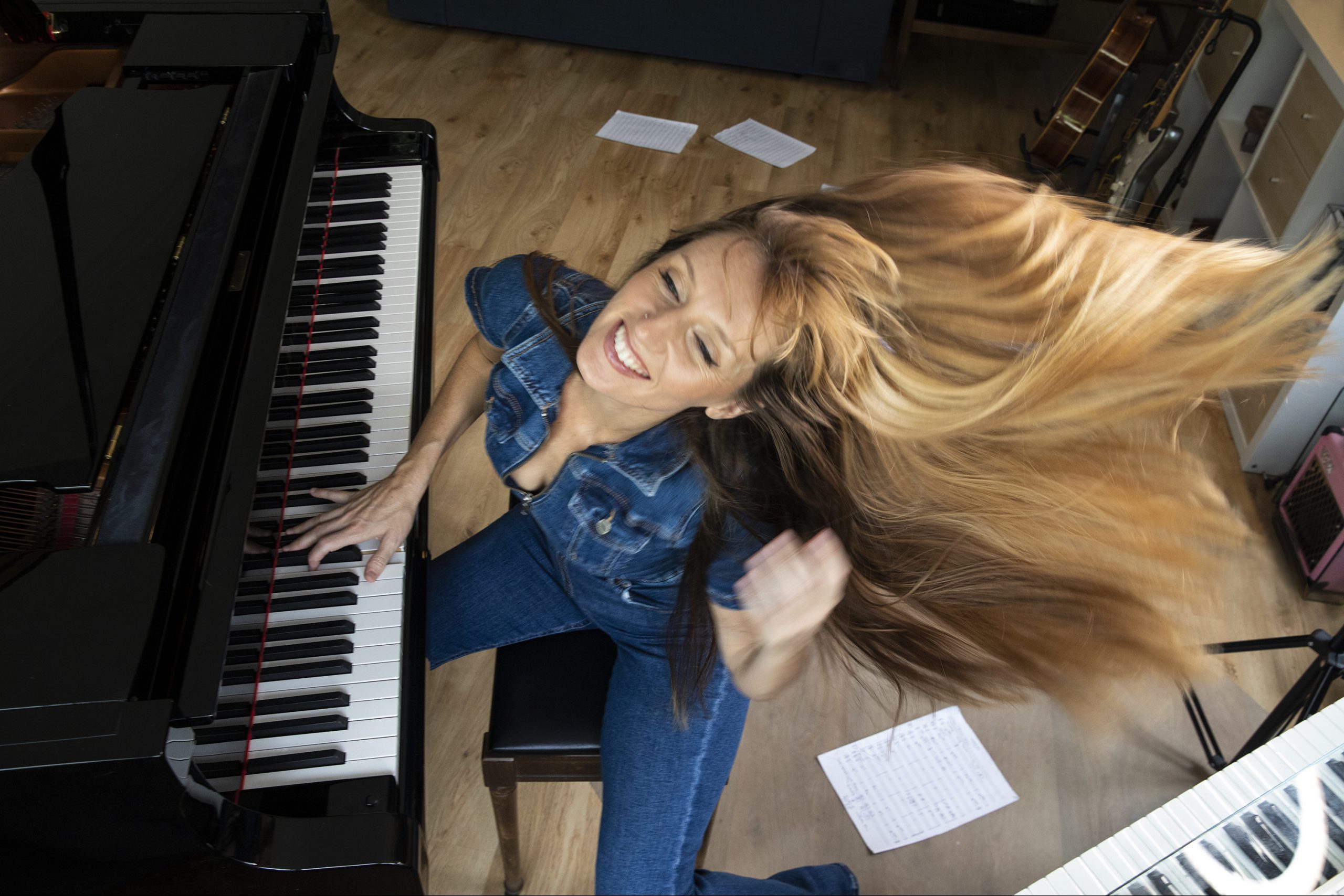 La pianista Luc&iacute;a Rey, fotografiada por Larisa L&oacute;pez