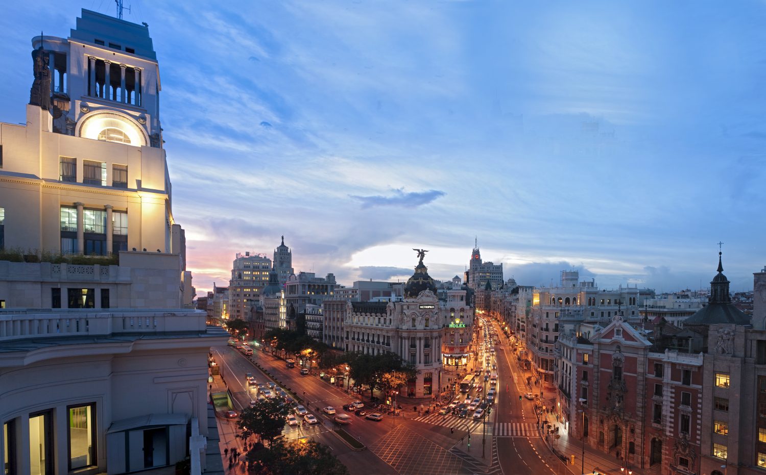 Vista panor&aacute;mica de la ciudad de Madrid