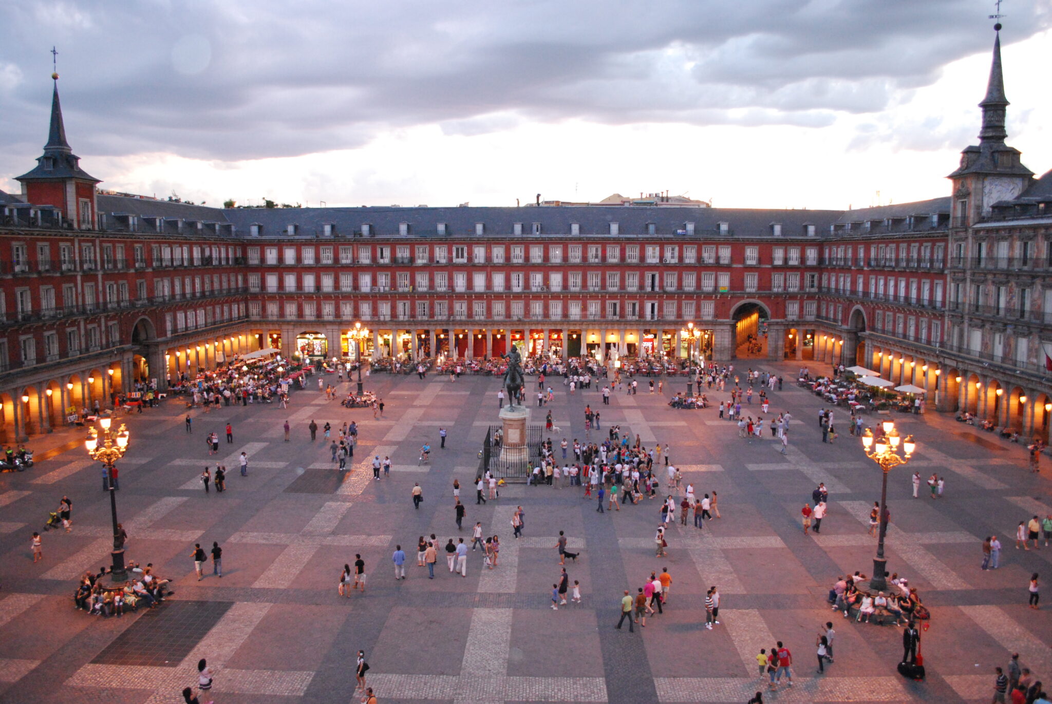 Plaza Mayor de Madrid. Imagen de archivo. 