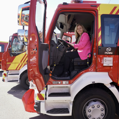Sanz subraya &ldquo;la profunda renovaci&oacute;n de la flota de veh&iacute;culos del Cuerpo de Bomberos&rdquo; que est&aacute; acometiendo el Ayuntamiento de Madrid