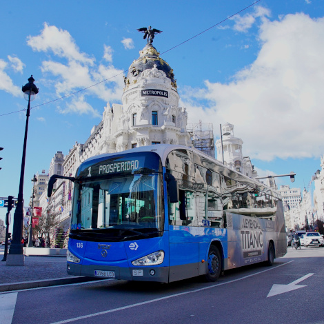Imagen de archivo bus EMT Madrid