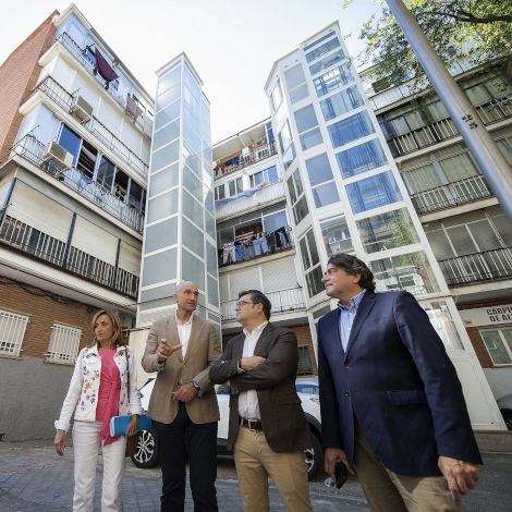 El Plan Rehabilita invierte 15,1 millones de euros en Hortaleza para mejorar la accesibilidad residencial