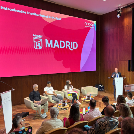 El delegado de Pol&iacute;ticas Sociales, Familia e Igualdad, Jos&eacute; Fern&aacute;ndez, en la presentaci&oacute;n de MADO Madrid Orgullo 2026