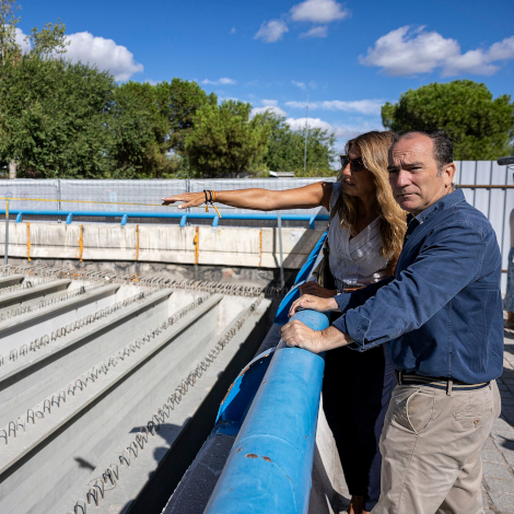 El delegado de Urbanismo, Medio Ambiente y Movilidad, Borja Carabante, visita la A-5 tras la finalizaci&oacute;n de los trabajos ejecutados en agosto para avanzar en la futura conexi&oacute;n del nuevo t&uacute;nel de la autov&iacute;a