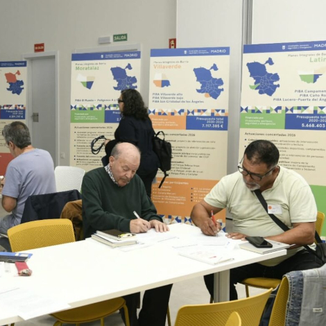 Taller de buenas pr&aacute;cticas de los Planes Integrales de Barrio (PIBA) celebrado en 2025. Imagen de archivo