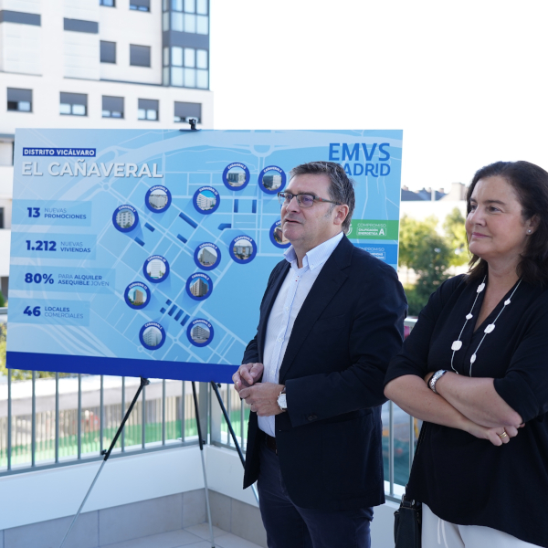 El Cañaveral suma 45 nuevas viviendas de alquiler asequible gracias a EMVS Madrid