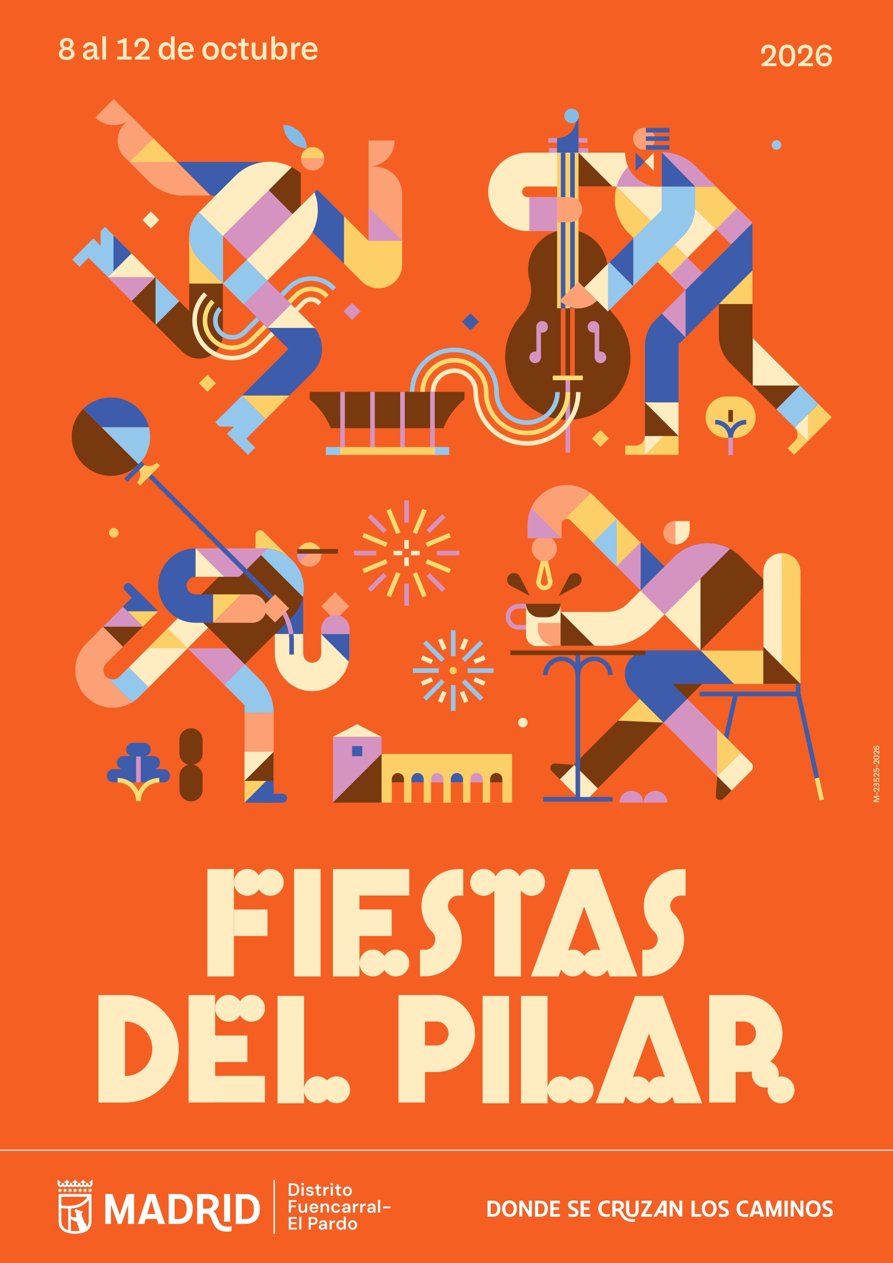Cartel de las fiestas del Pilar 2026