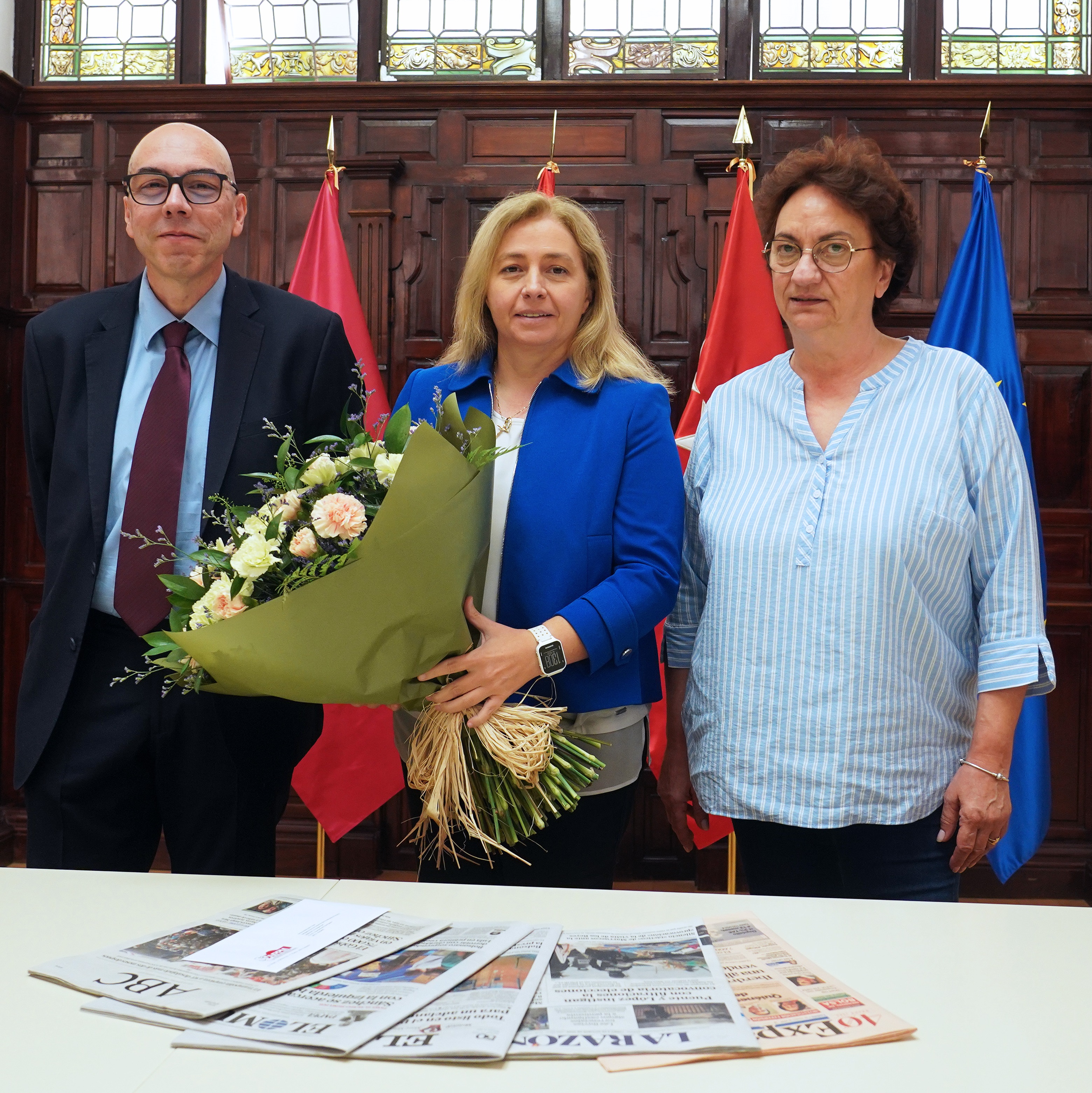 Madrid celebra el Día Internacional del Vendedor de Prensa con Inma Sanz