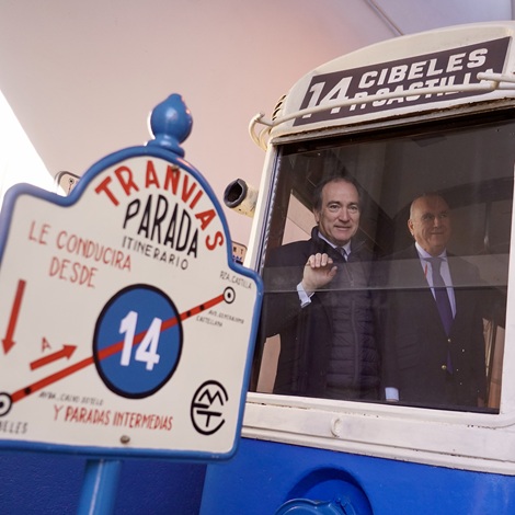 EMT Madrid incorpora el primer tranv&iacute;a a su colecci&oacute;n, una pieza clave de la historia de la ciudad
