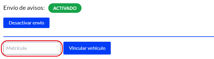 vincular vehiculo