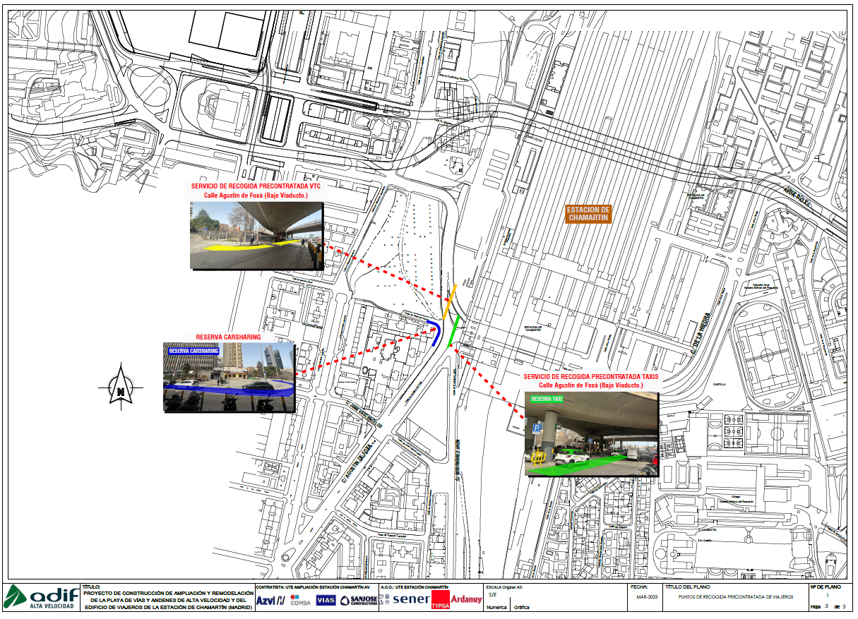 Corte del tráfico pasante (viaducto) de la Estación de Chamartín