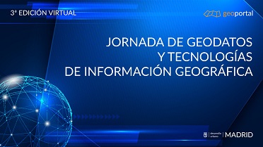 Cartel 3ª edición de la Jornada de Geodatos y Tecnologías de Información Geográfica