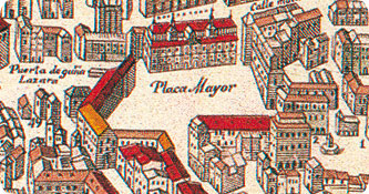 1006 Plano Villa de Madrid y corte de los Reyes Cat&oacute;licos de Espanna