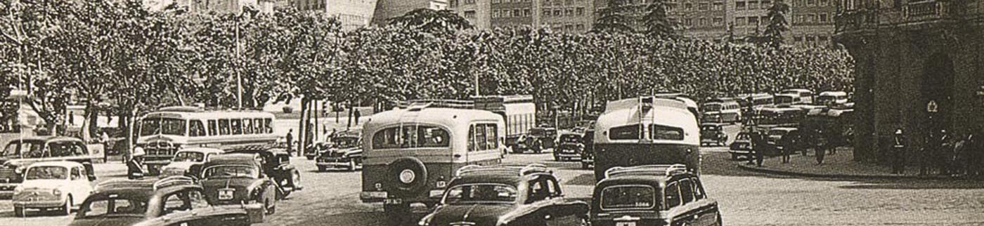 Plaza de Espa&ntilde;a a&ntilde;o 1952