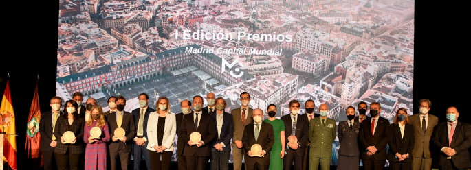 primeros Premios Madrid Capital Mundial. Banner